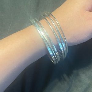 Chloe and Isabel silver bracelets